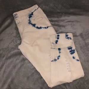 Tie dye jeans